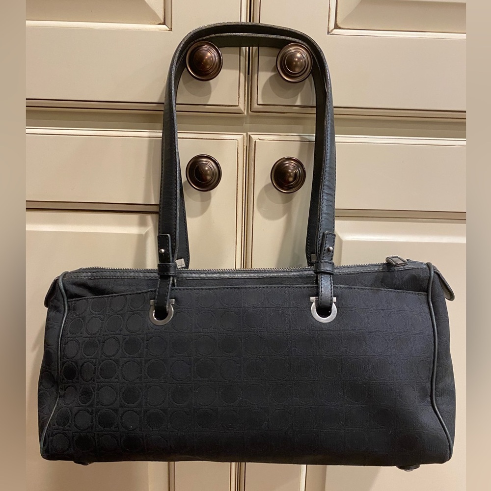 Salvatore Ferragamo black  hand bag